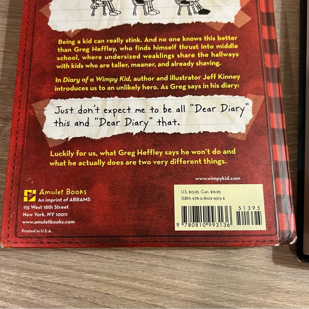 Boys Graphic Novel Book Lot Dog Man Wimpy Kid 5 Book Set Grades 3-6 - Picture 9 of 15